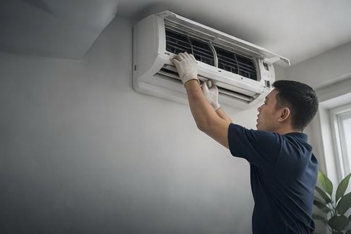 Air conditioning service background 1