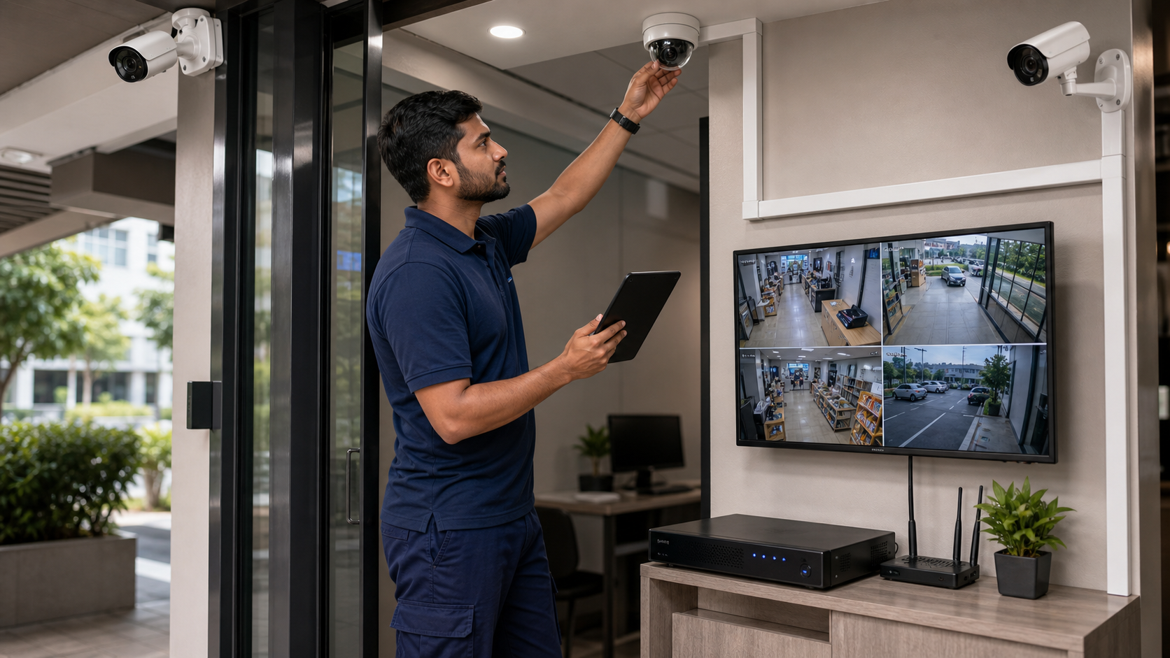 Home and business CCTV setup