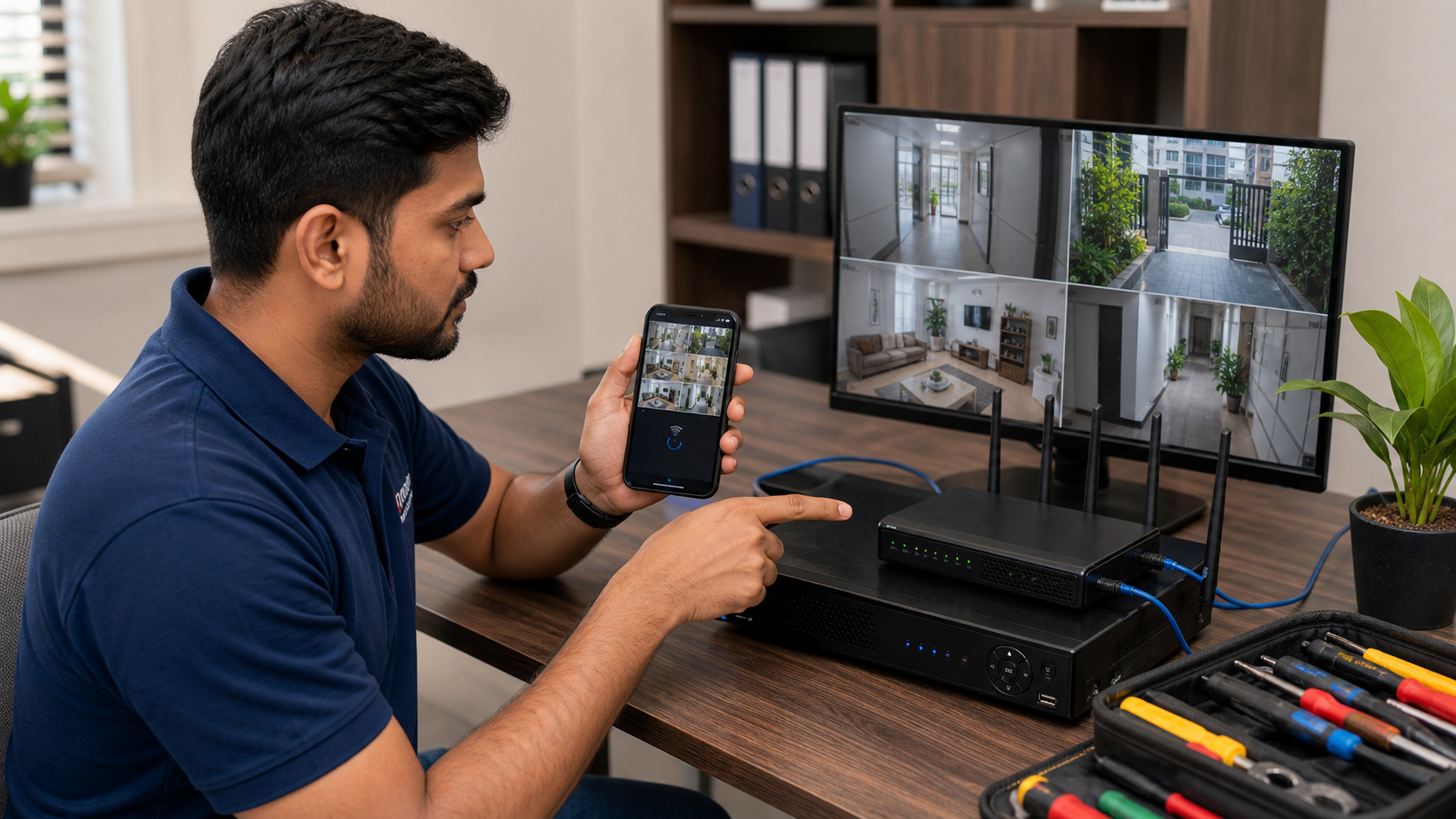 CCTV remote viewing error troubleshooting