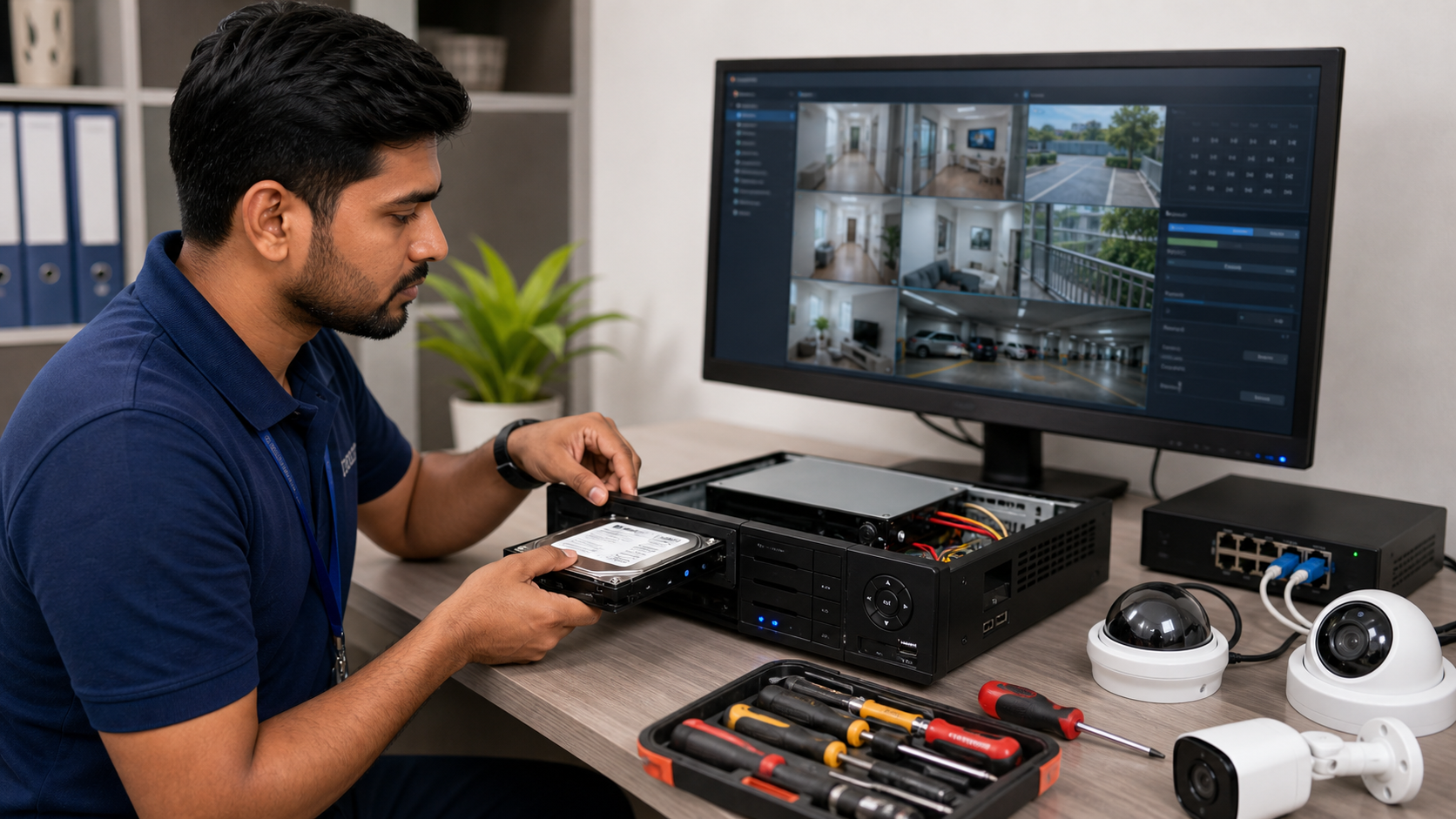CCTV storage configuration