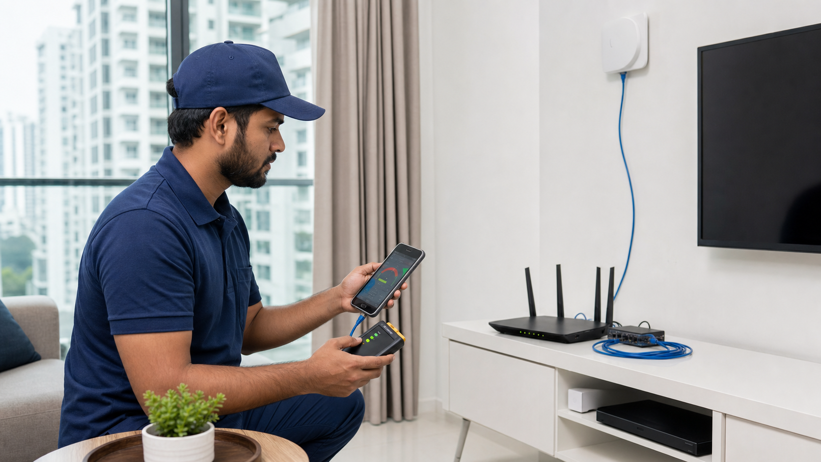 Wi-Fi signal checking