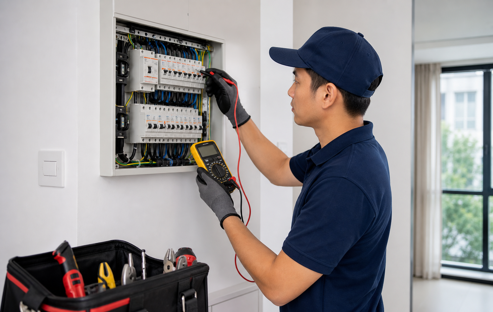 Final DB box safety testing and handover