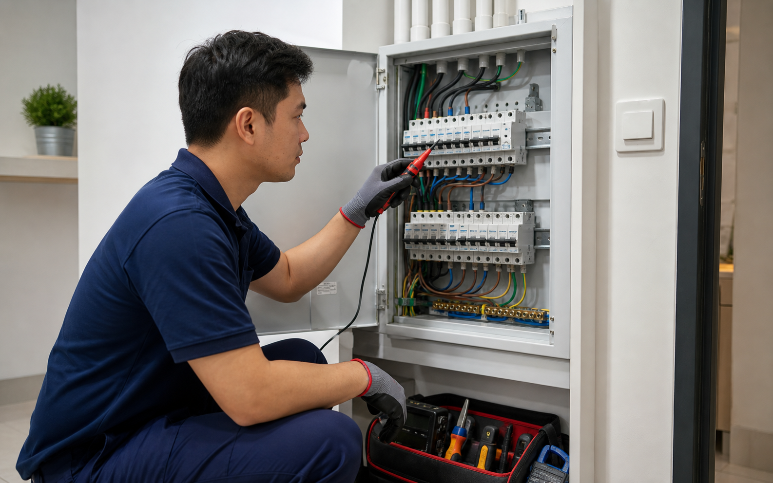 DB box inspection and safety check