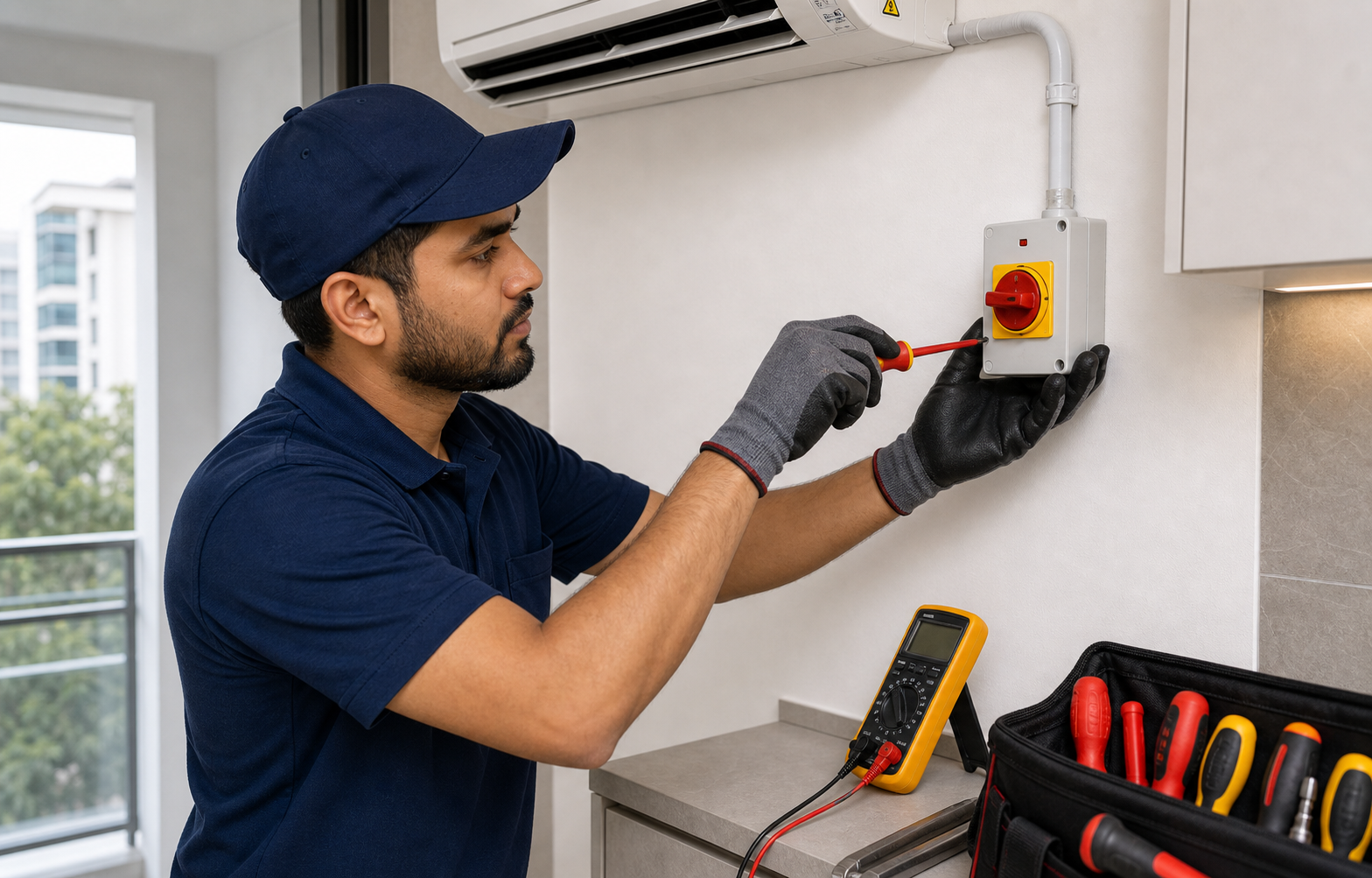 Isolator switch installation and testing