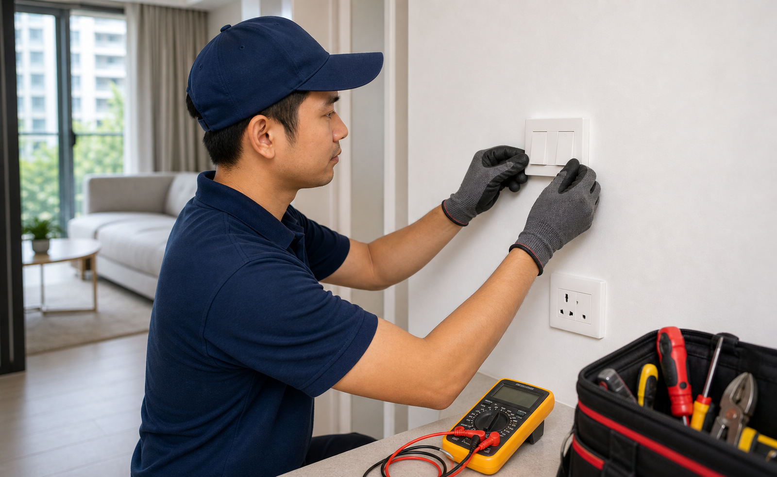 General electrical repair and final testing