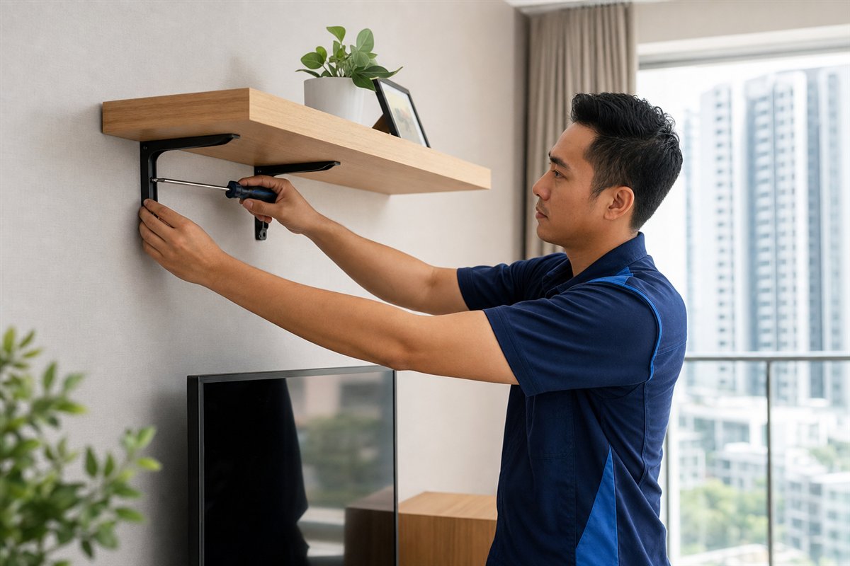 Shelf mounting