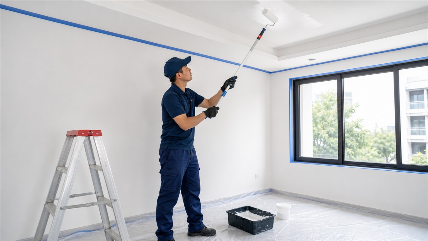 Ceiling painting service