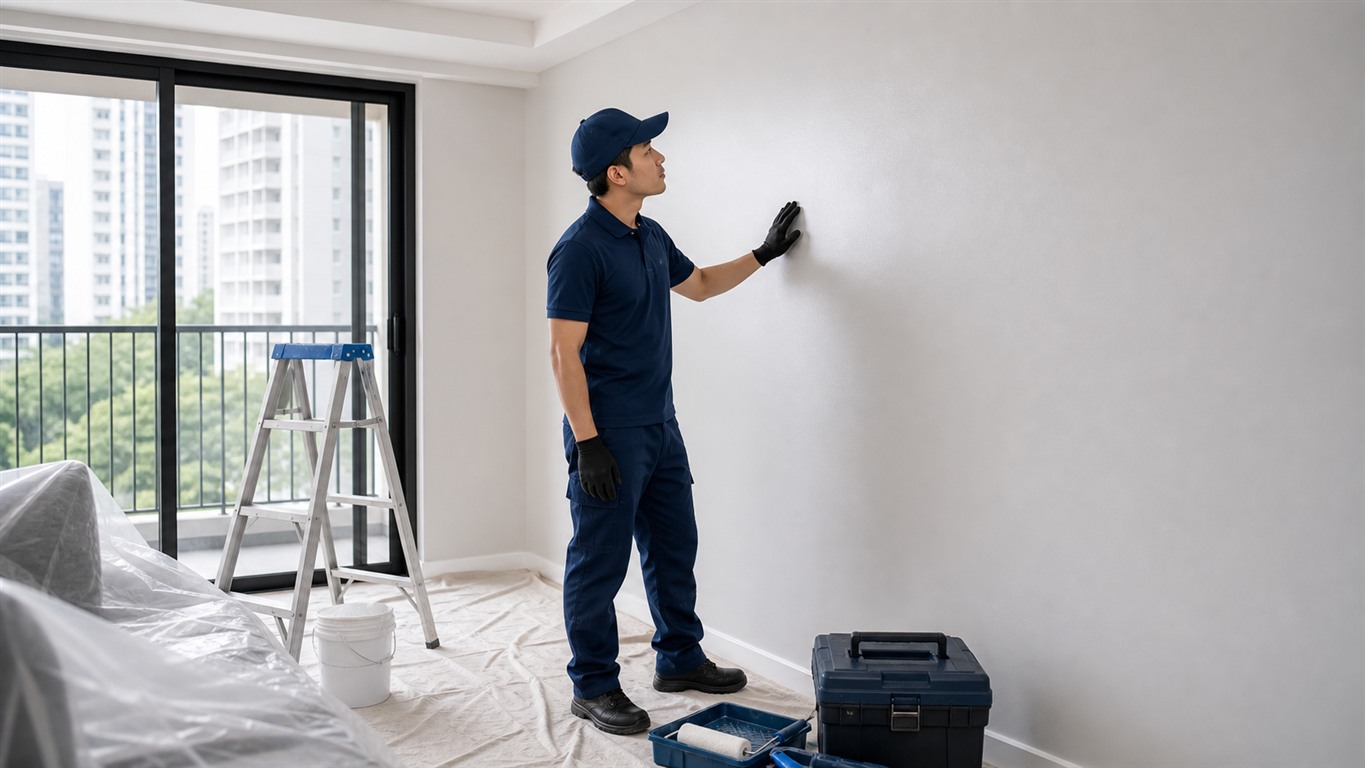 Clean finishing after painting