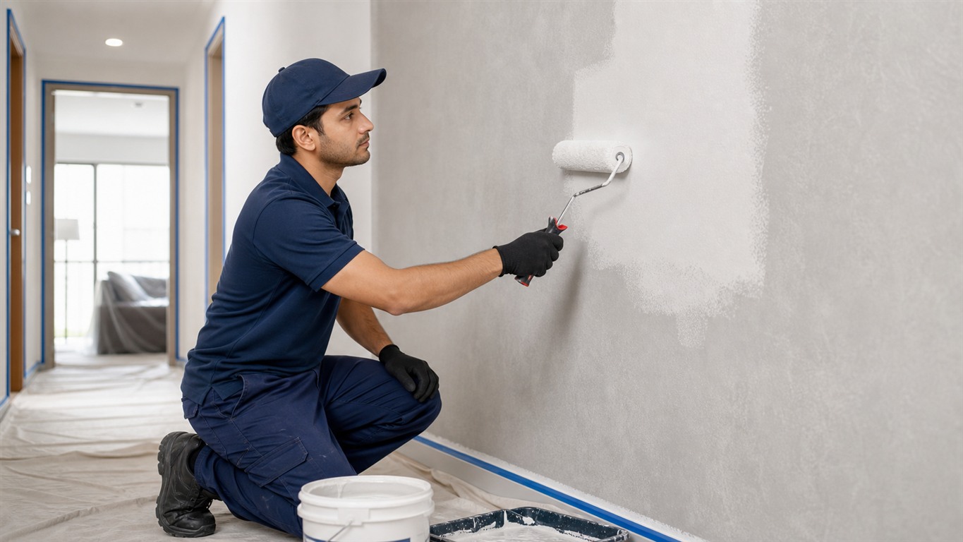Internal repainting service