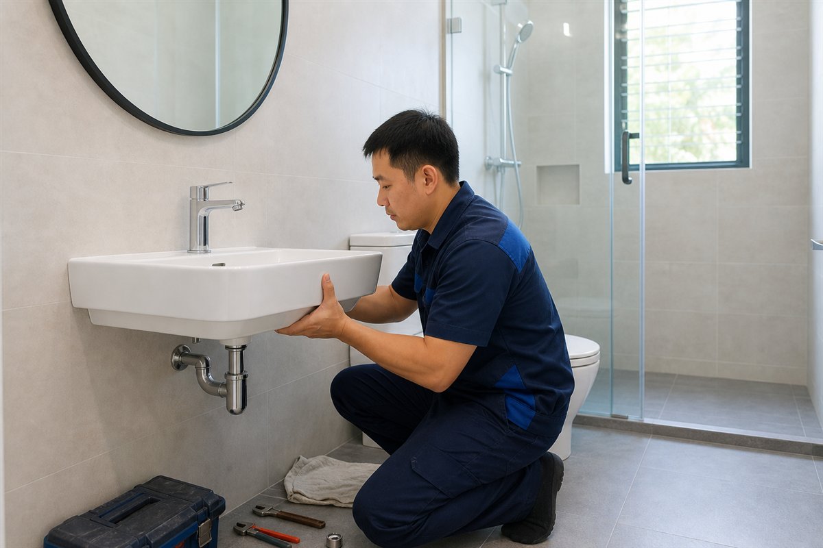Bathroom fitting work