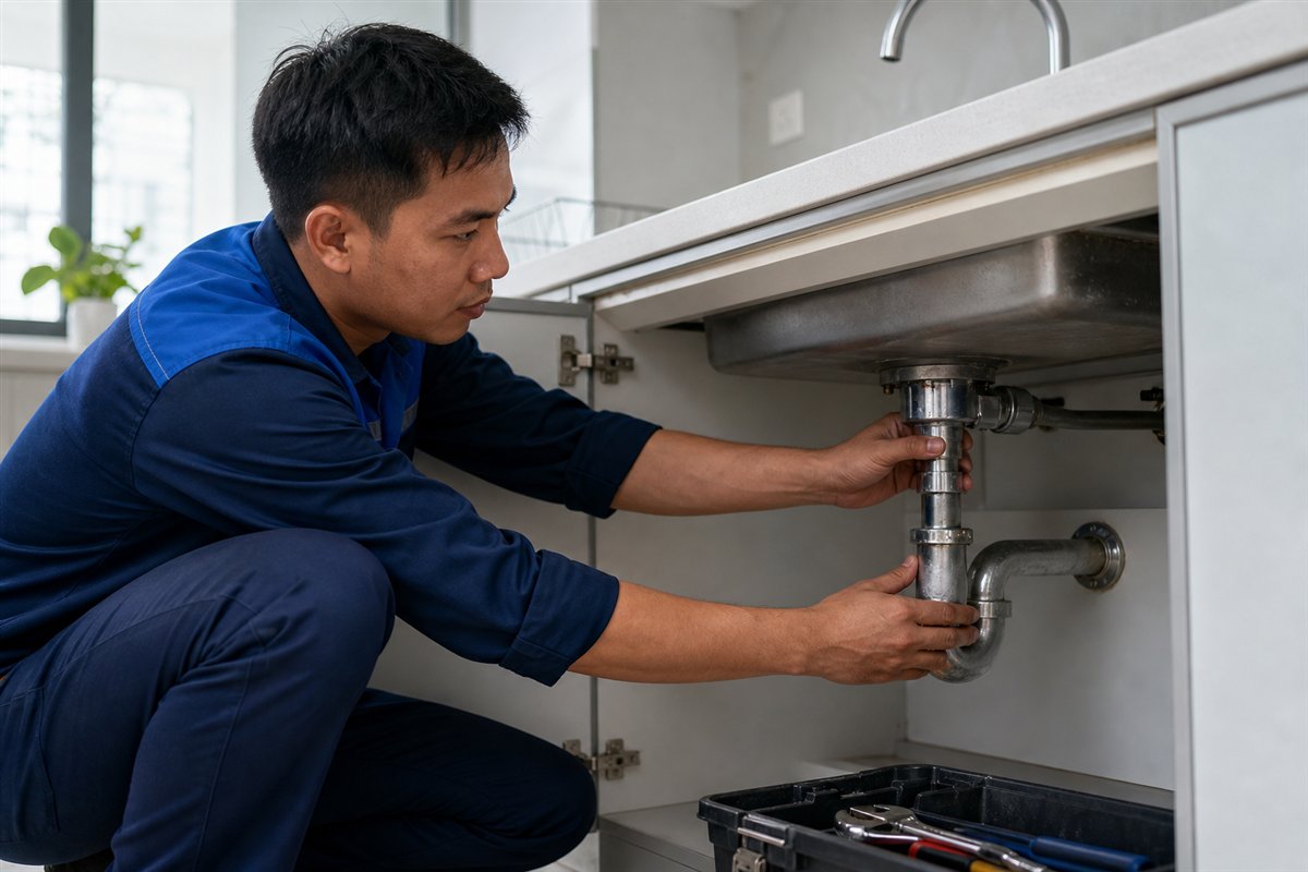 Sink repair